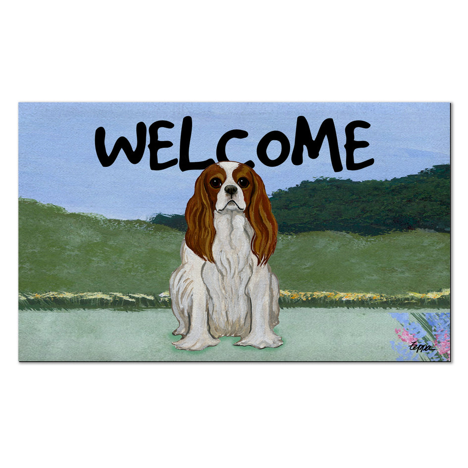 Cavalier King Charles Spaniel Welcome Mat