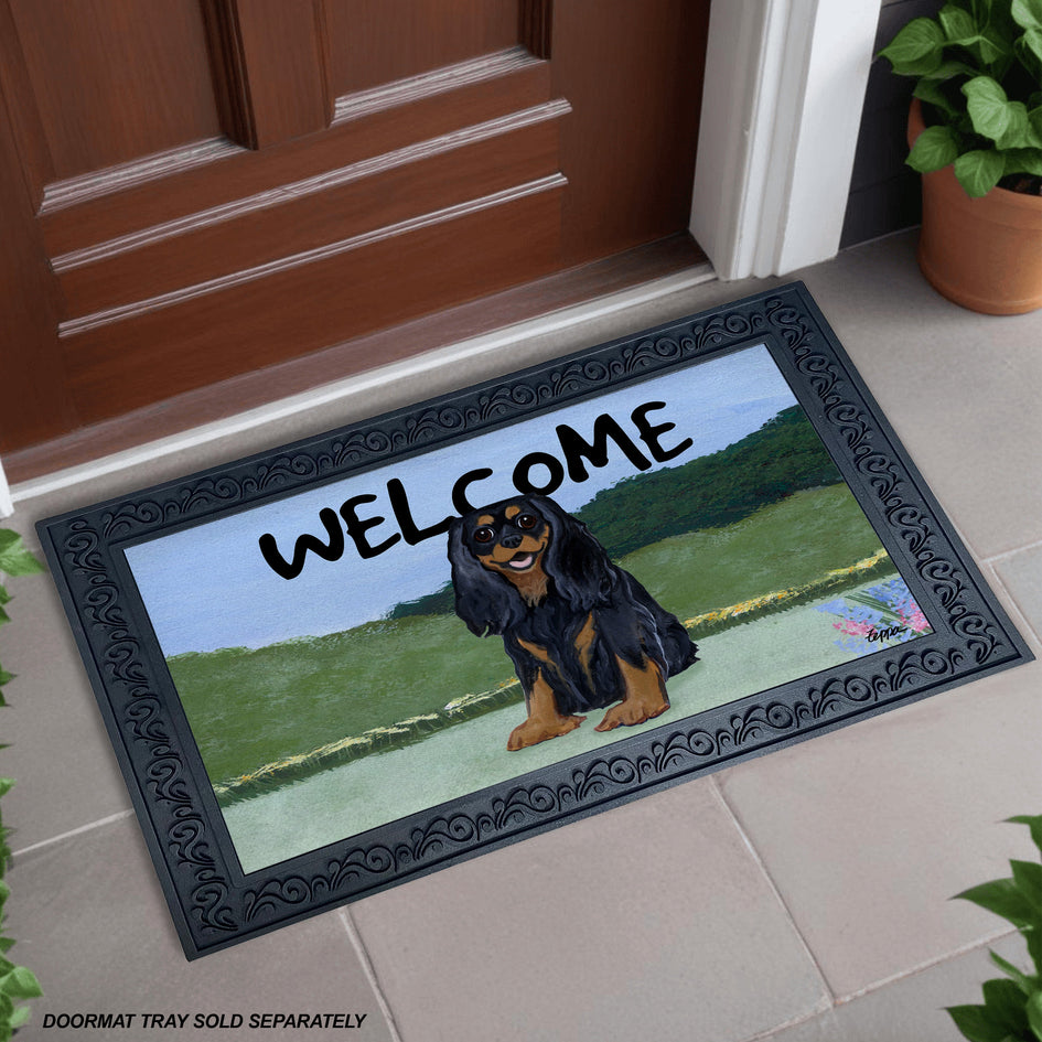 Cavalier King Charles Spaniel Welcome Mat