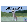 Chinese Crested Welcome Mat