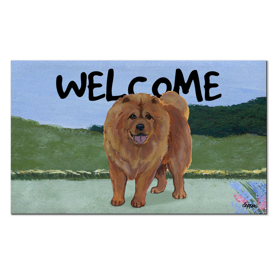 Chow Chow Welcome Mat