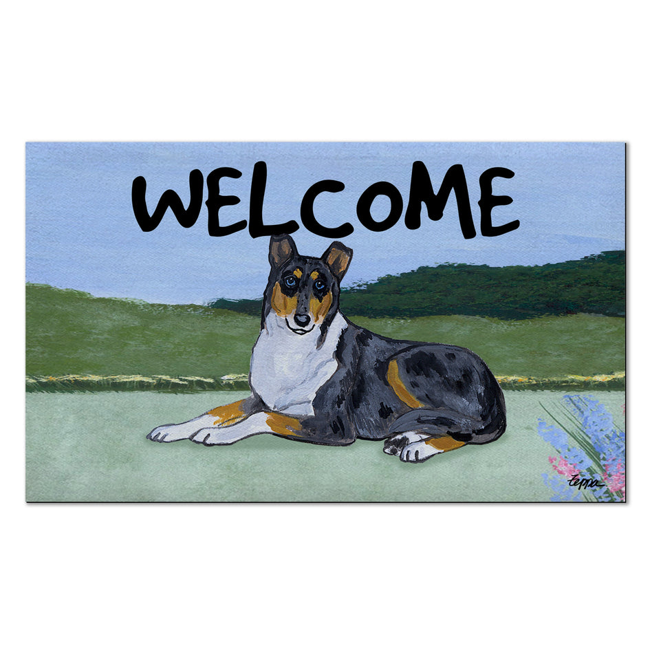 Collie Welcome Mat