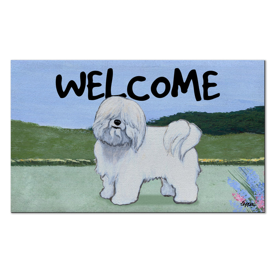 Coton de Tulear Welcome Mat