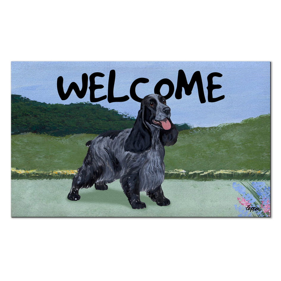 English Cocker Spaniel  Welcome Mat