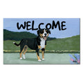 Entlebucher Mountain Dog Welcome Mat