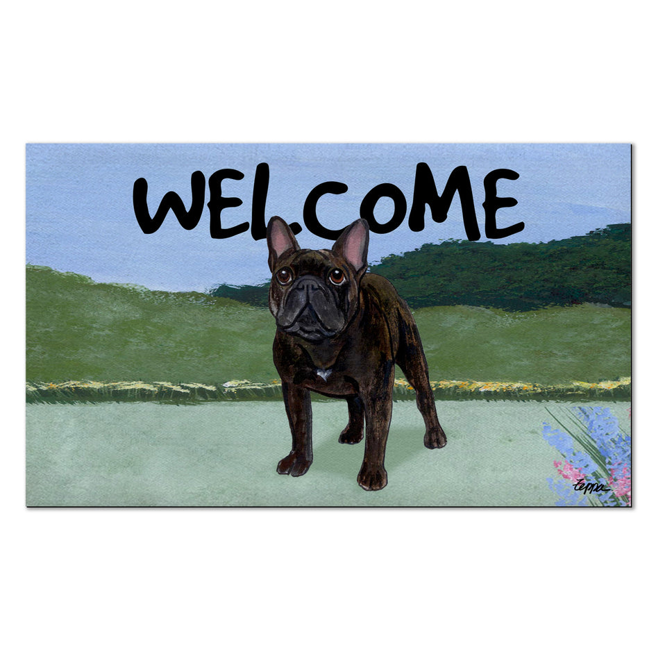 French Bulldog Welcome Mat