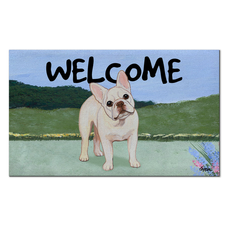 French Bulldog Welcome Mat