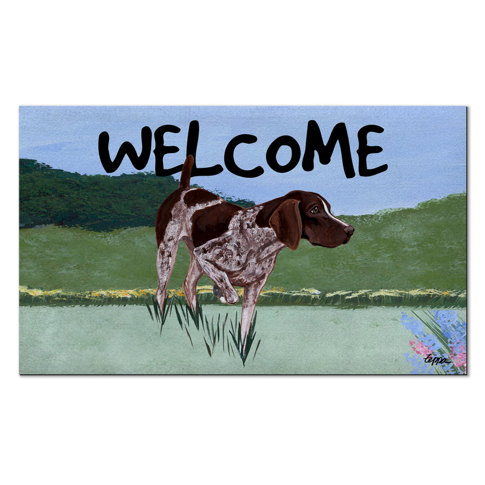 German Pointer Welcome Mat