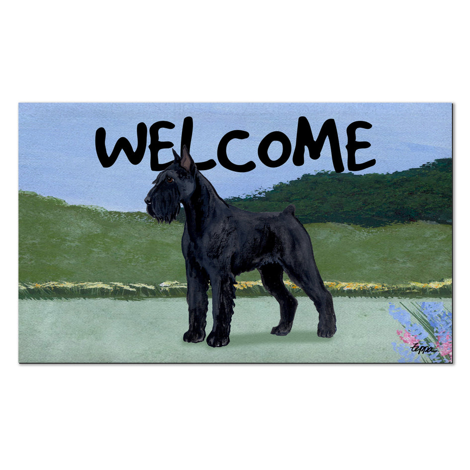 Giant Schnauzer Welcome Mat