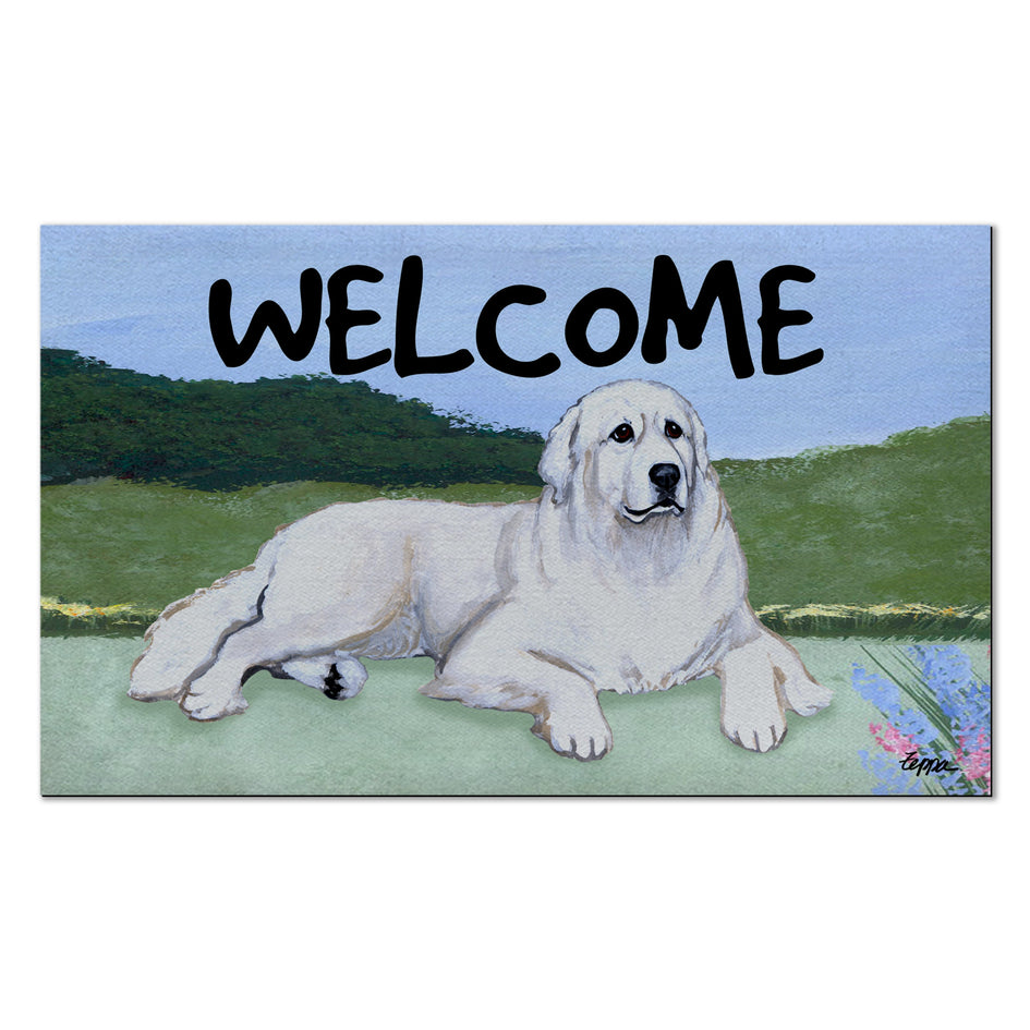 Great Pyrenees Welcome Mat