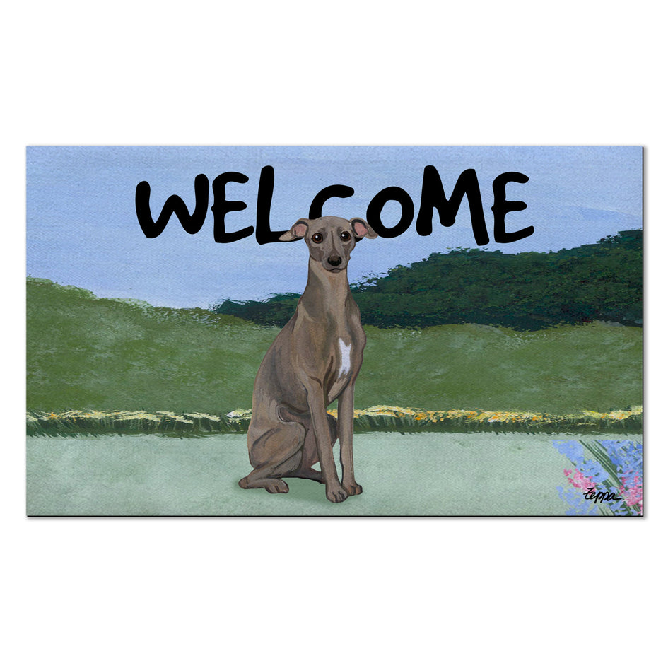 Italian Greyhound Welcome Mat