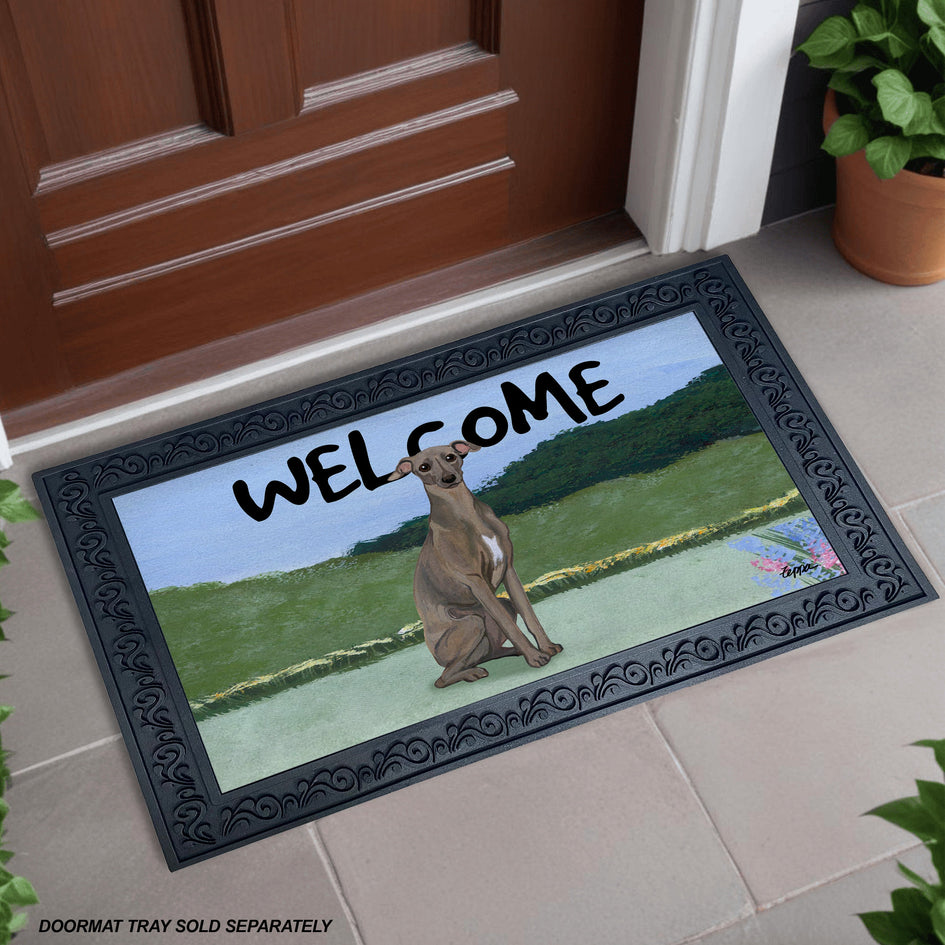 Italian Greyhound Welcome Mat AKC Shop - Main Image