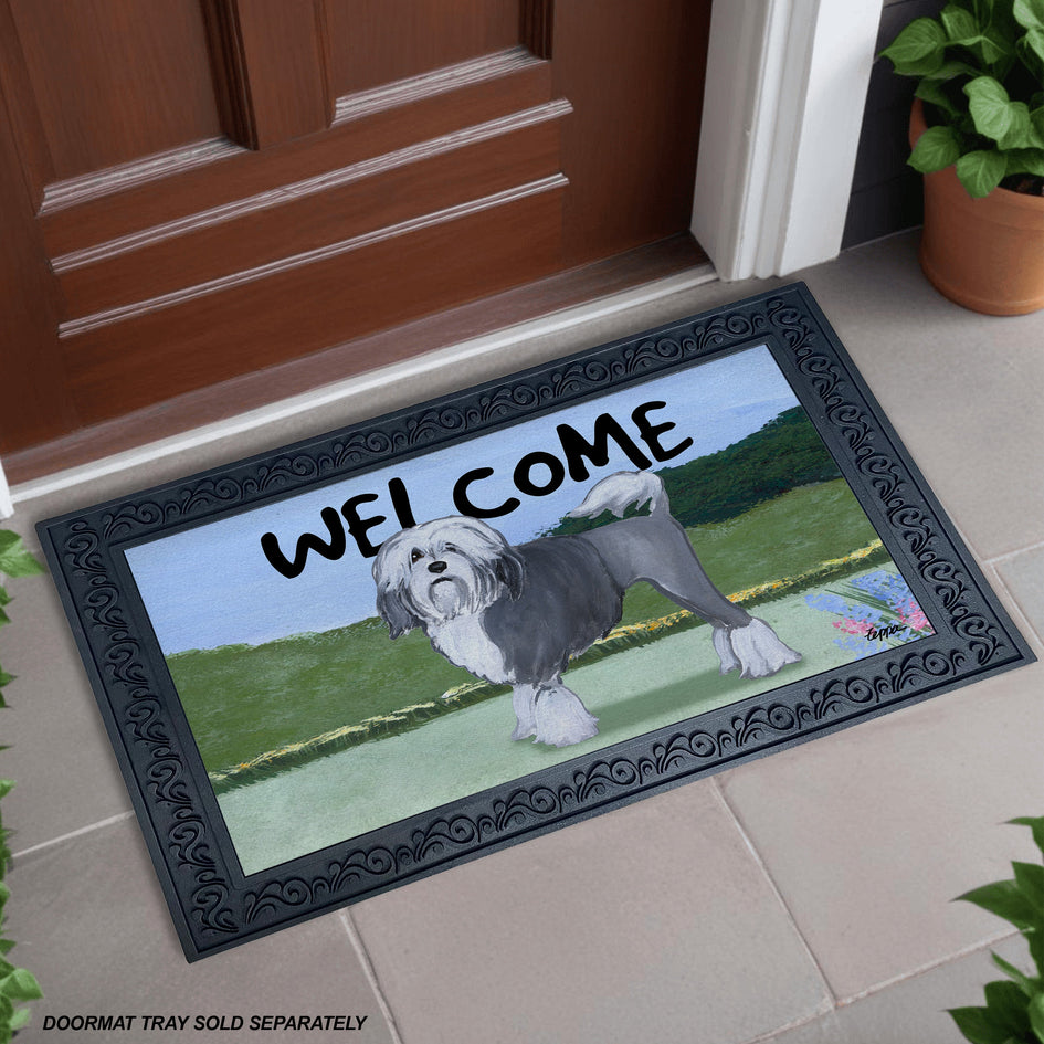 Lowchen Welcome Mat