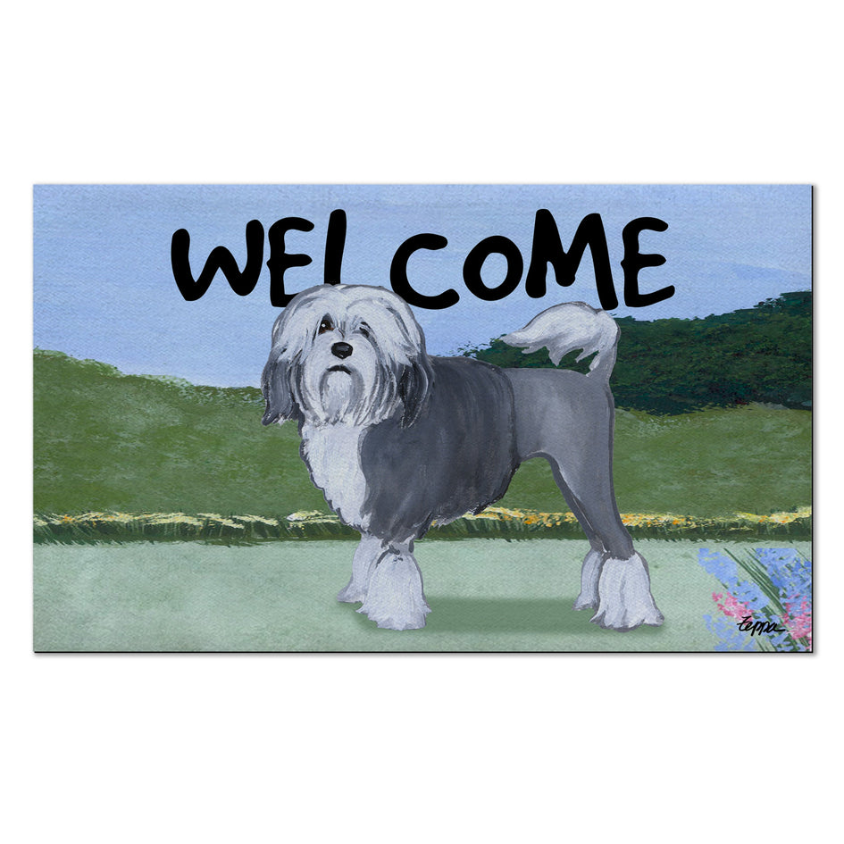 Lowchen Welcome Mat