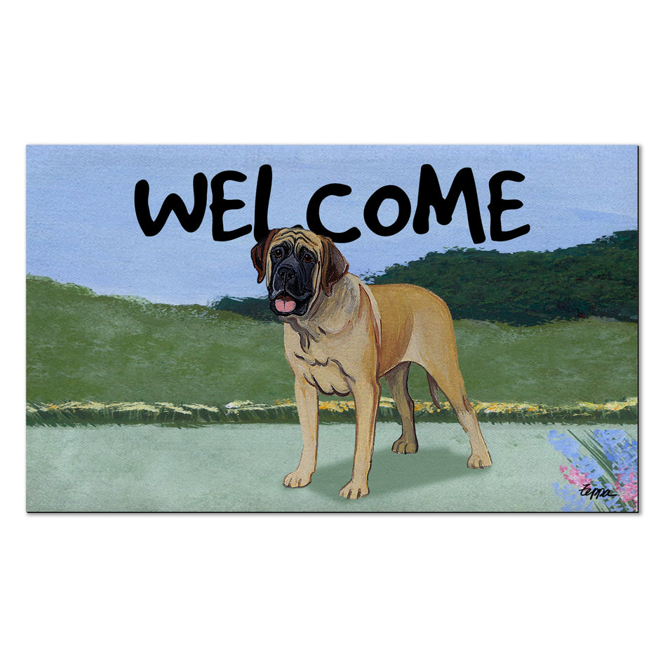 Mastiff Welcome Mat