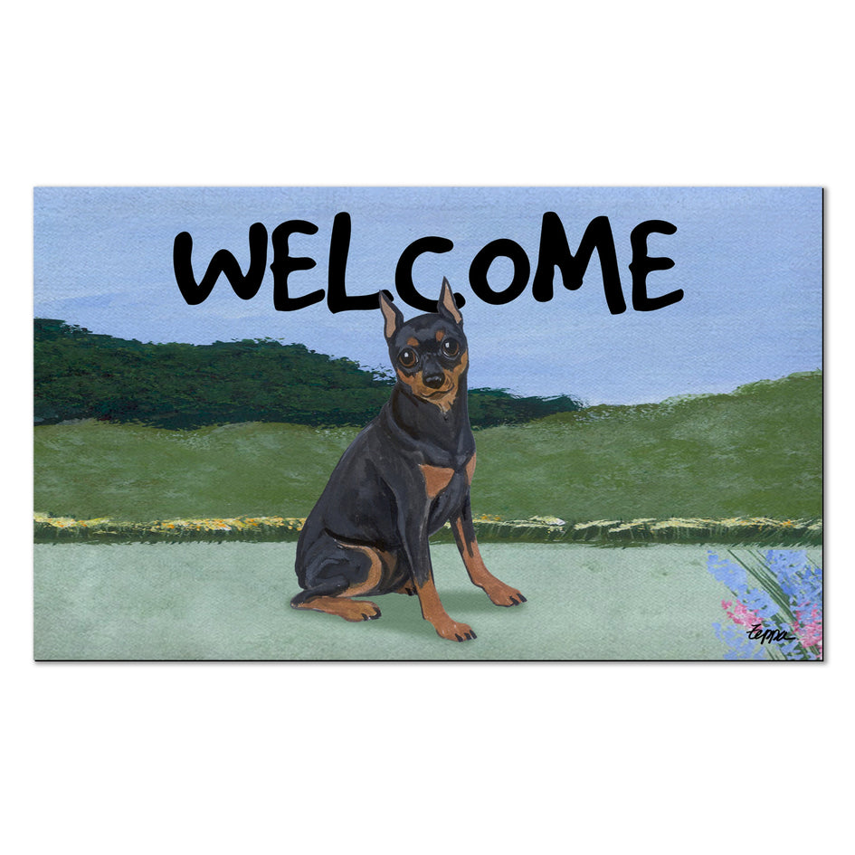 Miniature Pinscher Welcome Mat