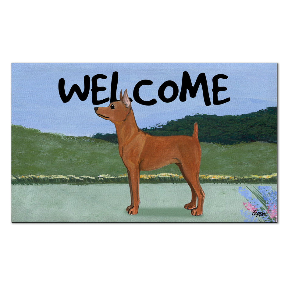 Miniature Pinscher Welcome Mat