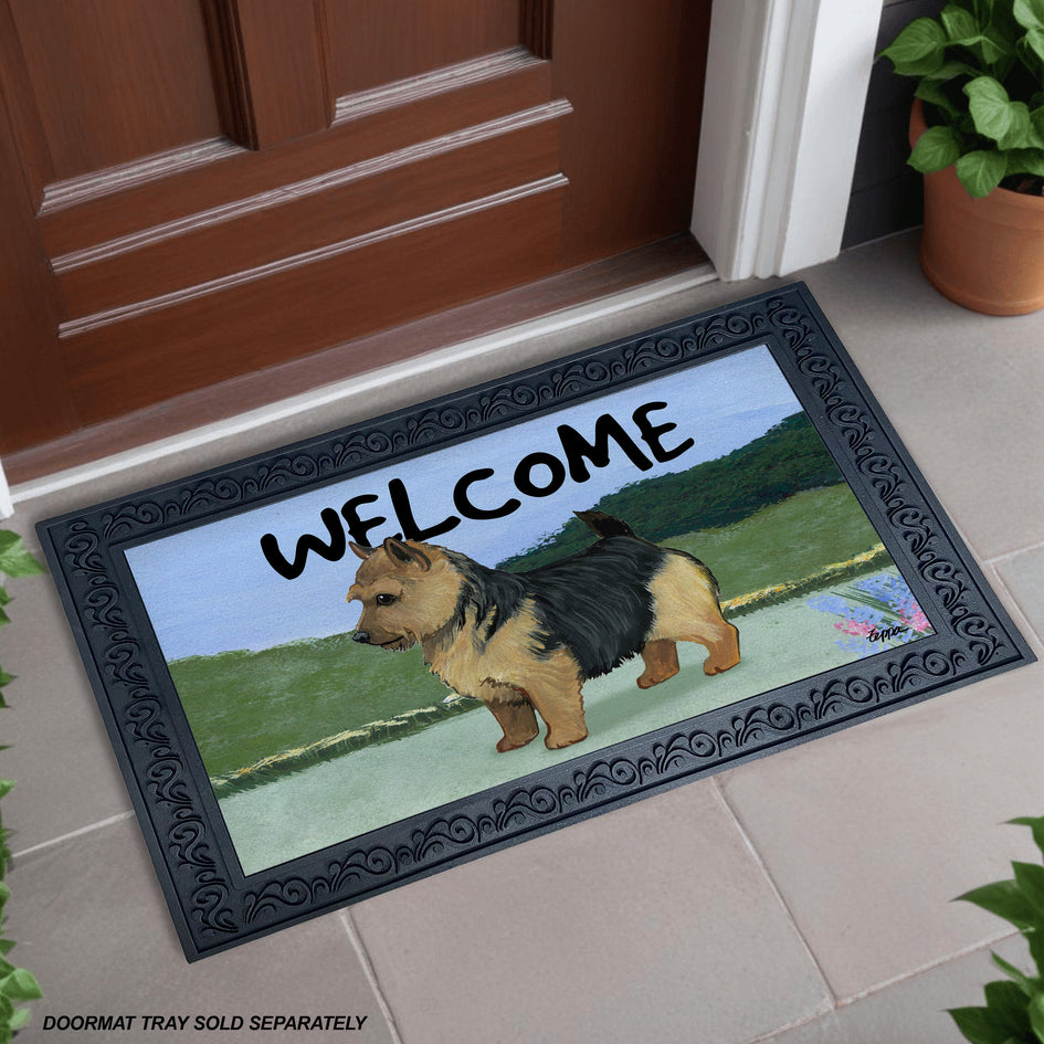 Norwich Terrier Welcome Mat