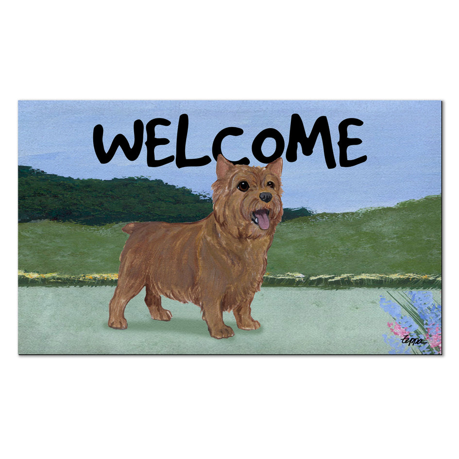 Norwich Terrier Welcome Mat