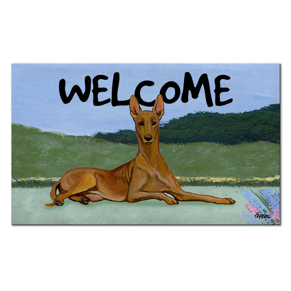 Pharaoh Hound Welcome Mat