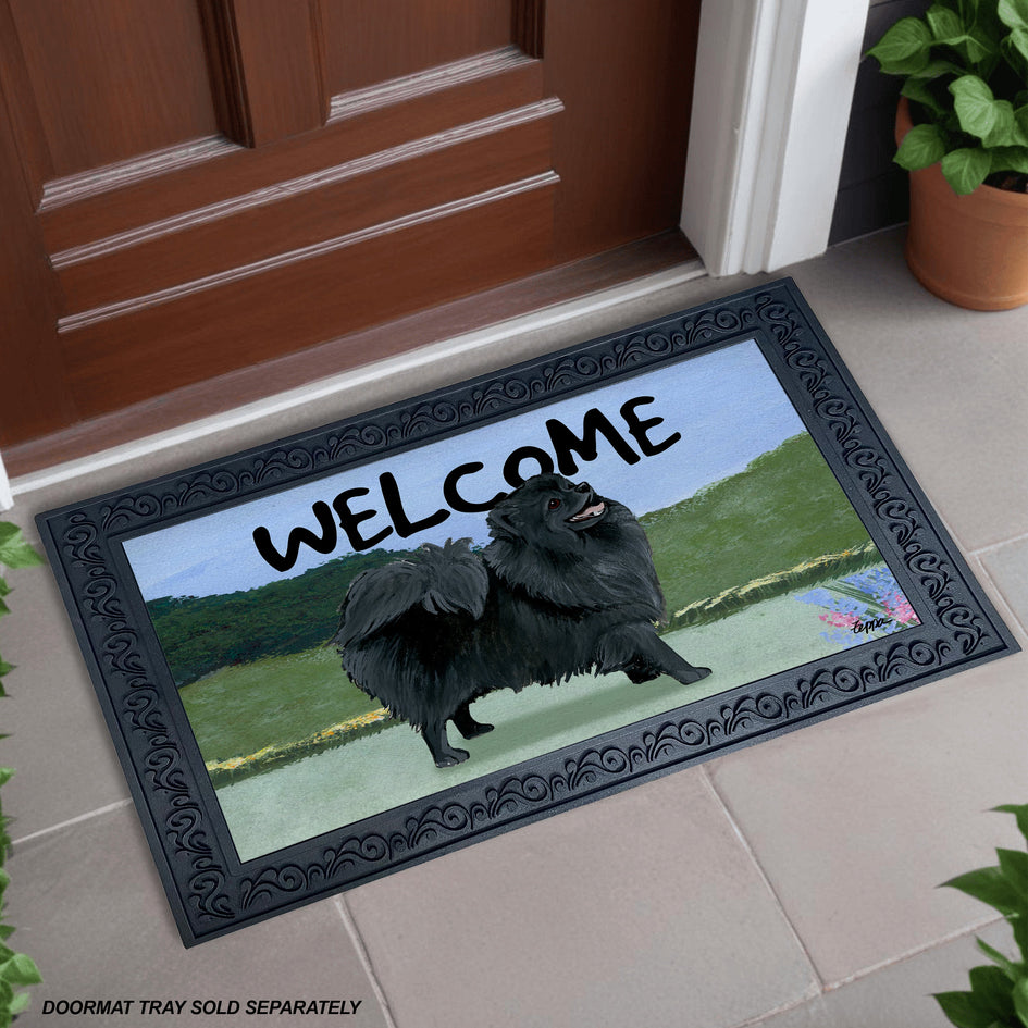 Pomeranian Welcome Mat