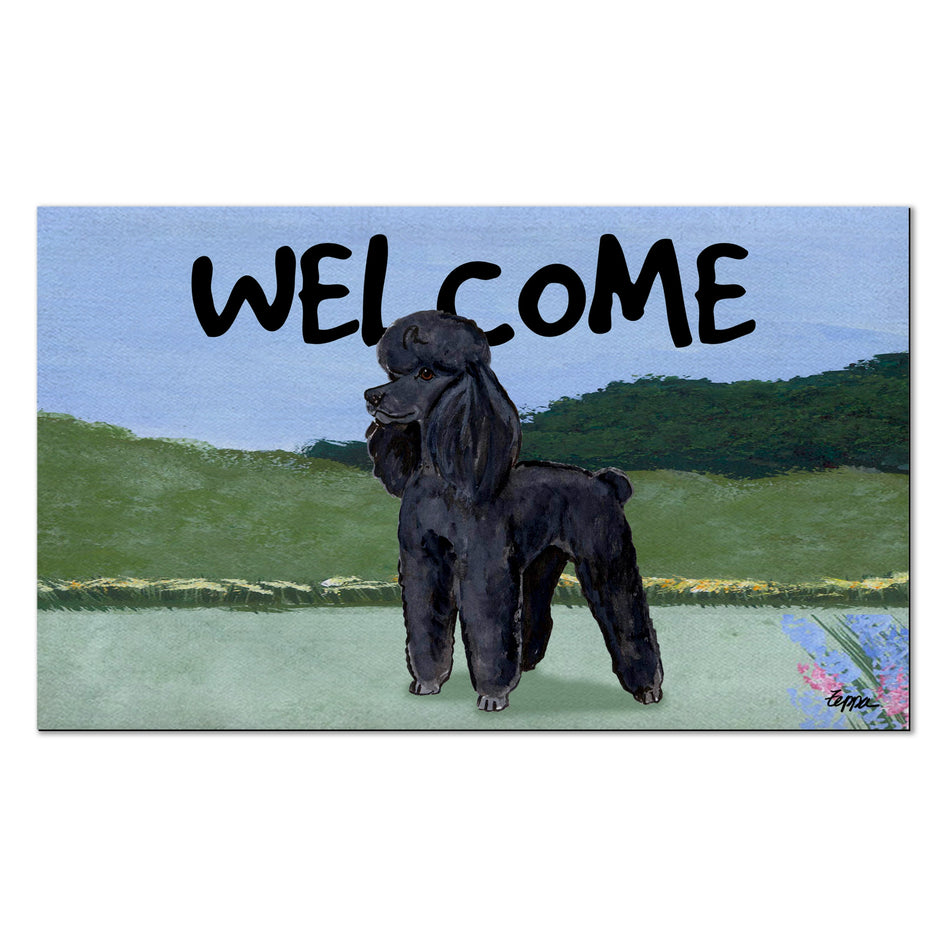 Poodle Welcome Mat