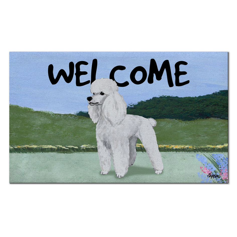 Poodle Welcome Mat