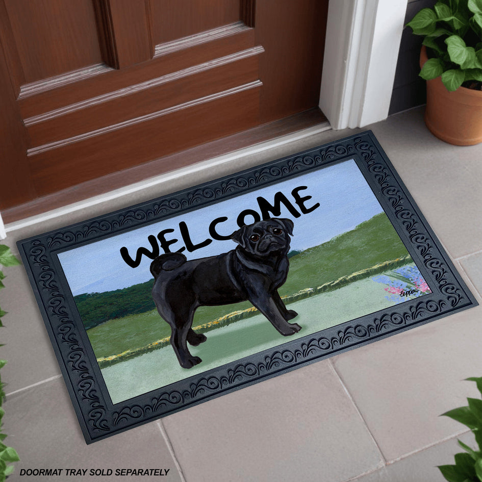 Pug Welcome Mat