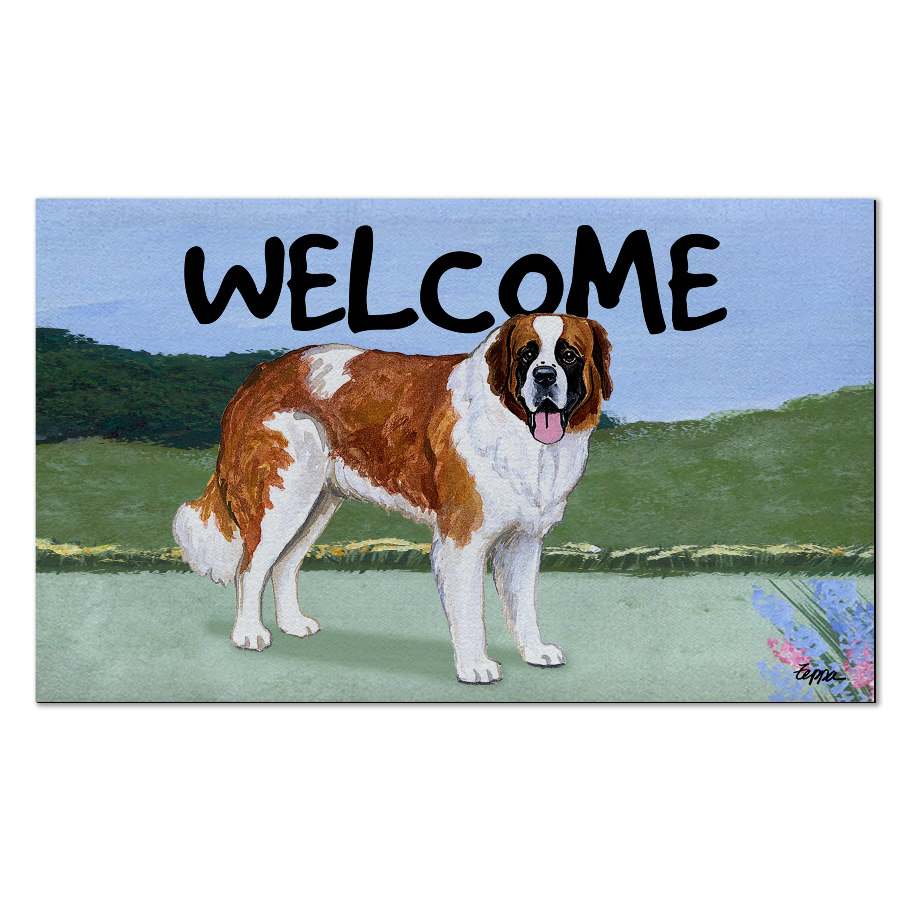 Saint Bernard Welcome Mat | AKC Shop