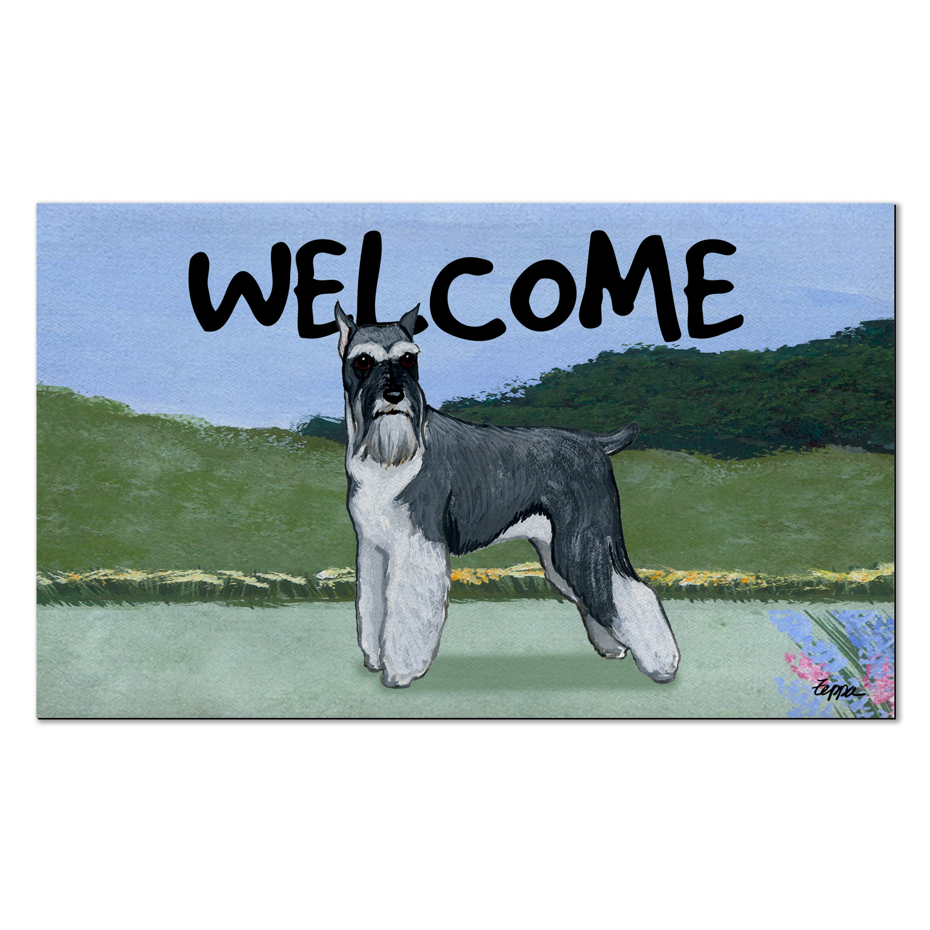 Schnauzer Welcome Mat | AKC Shop