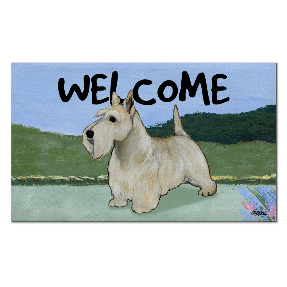 Scottish Terrier Welcome Mat