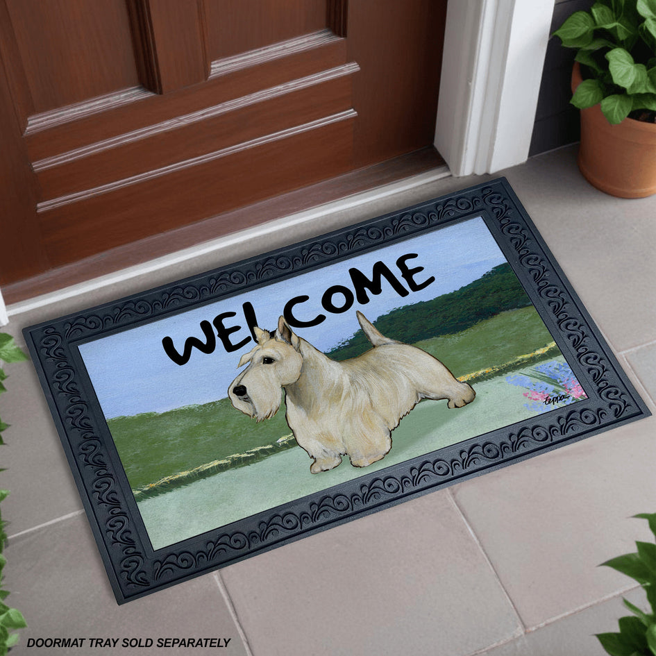 Scottish Terrier Welcome Mat