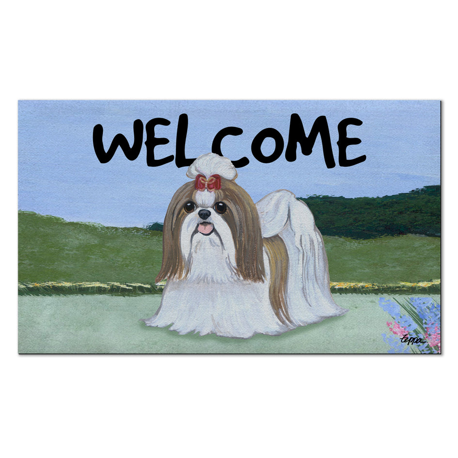 Shih Tzu Welcome Mat