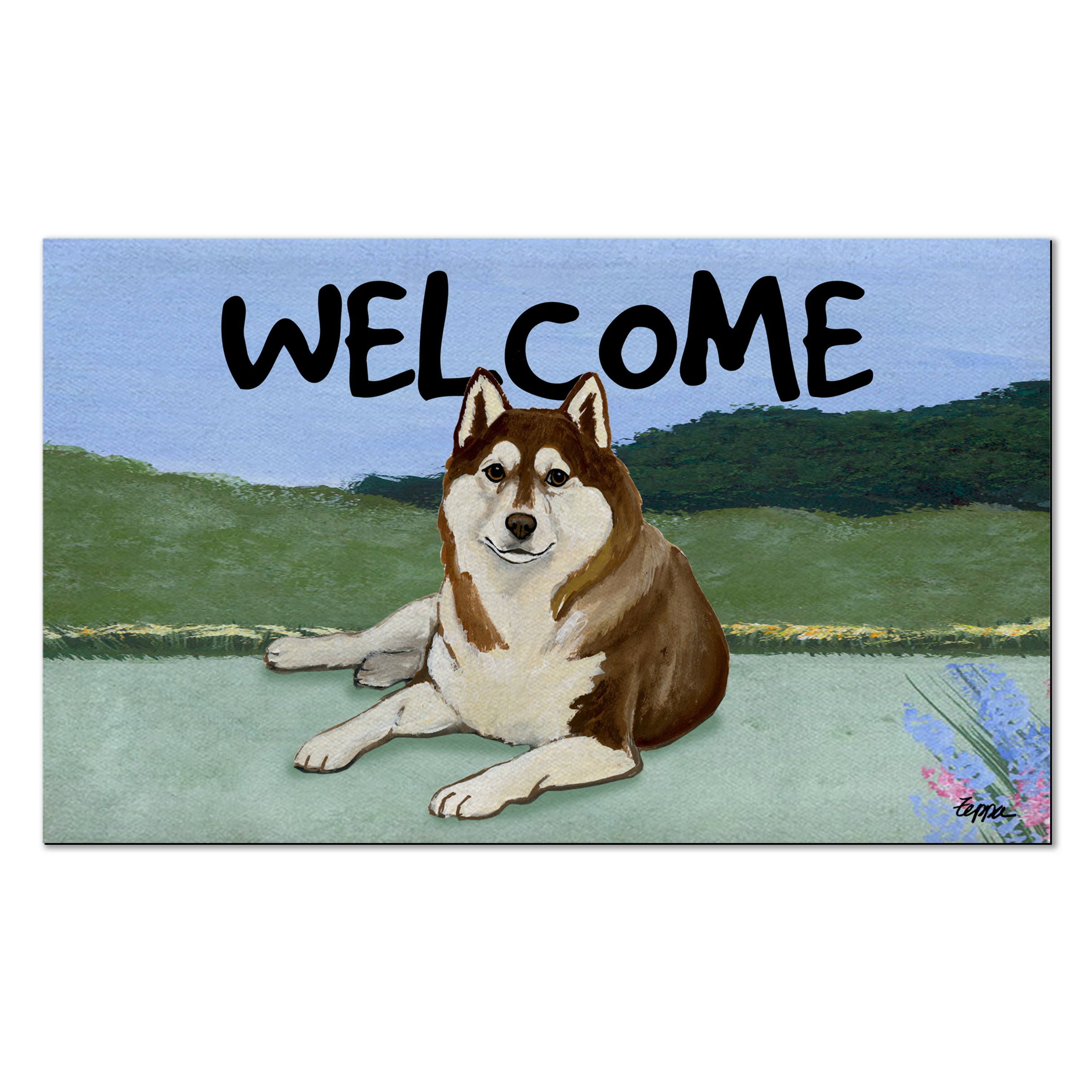 Husky✪☽ Siberian Husky Welcome Mat | AKC Shop