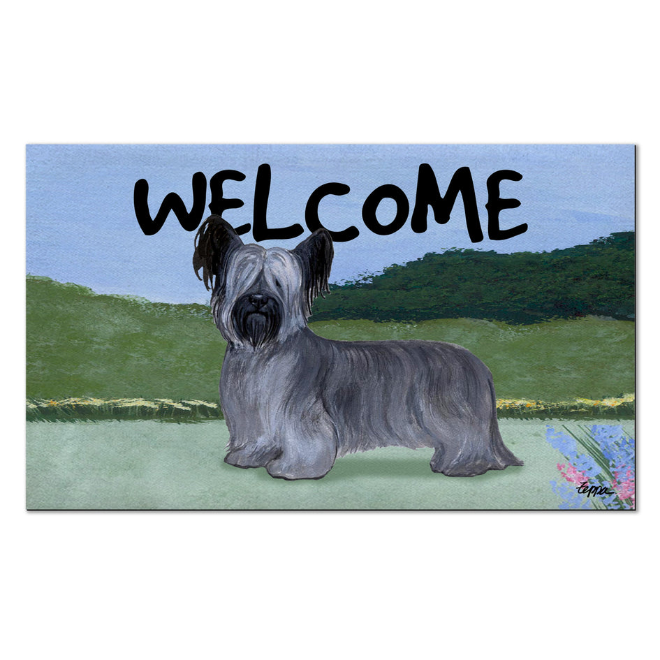 Skye Terrier Welcome Mat