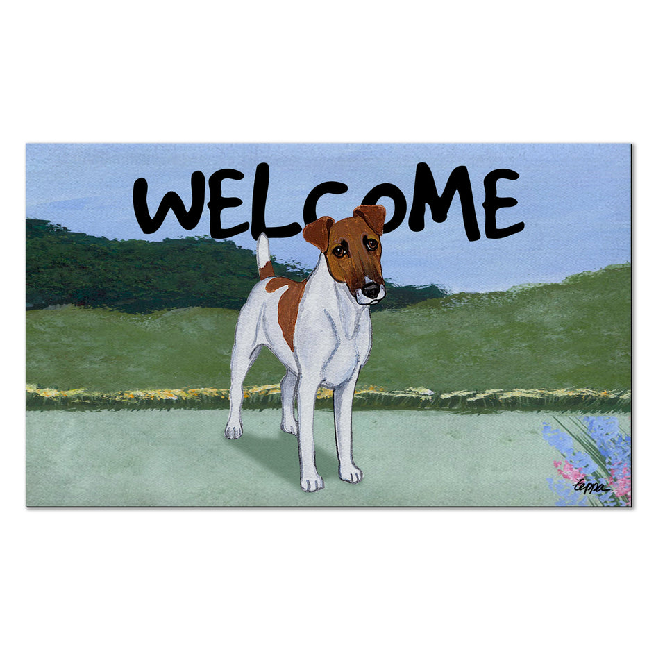 Smooth Fox Terrier Welcome Mat