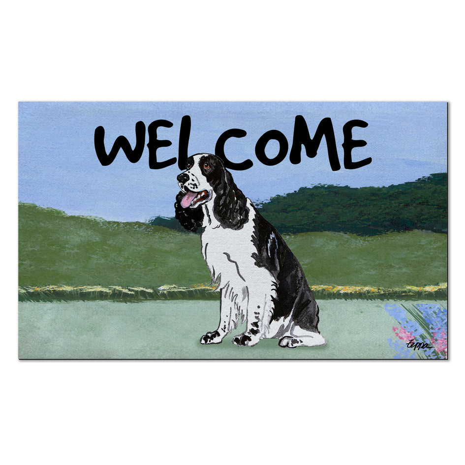 Springer Spaniel Welcome Mat