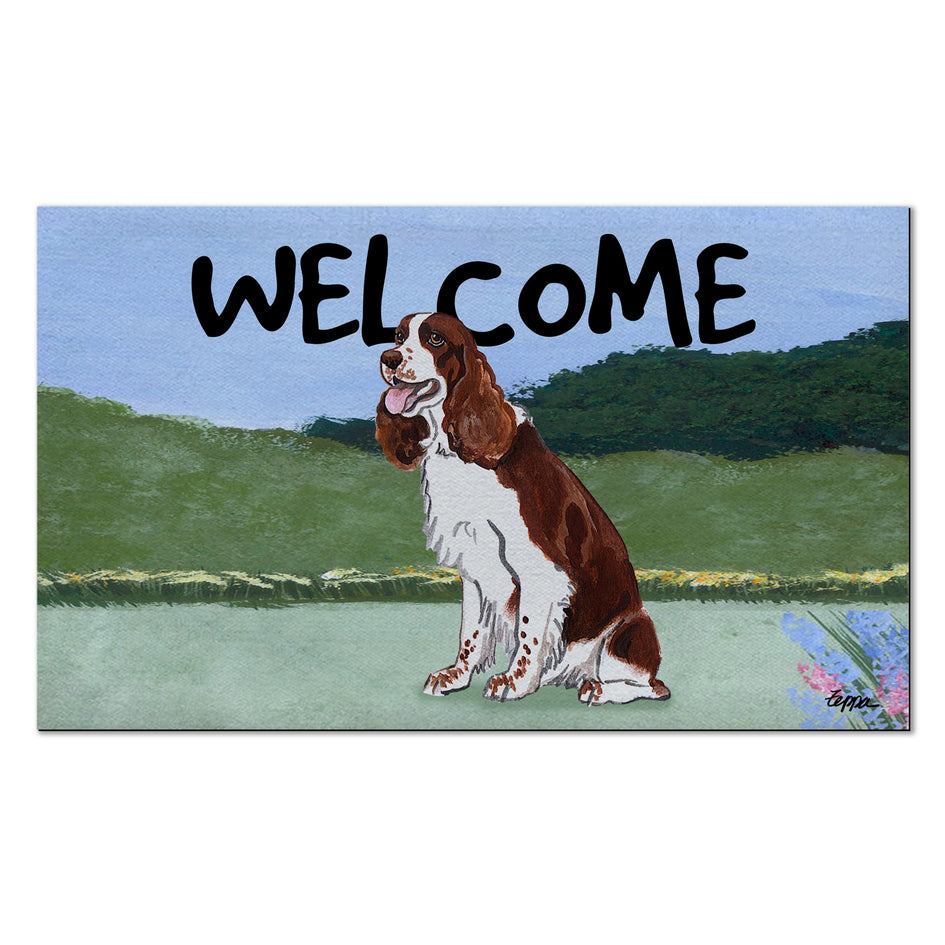 Springer Spaniel Welcome Mat