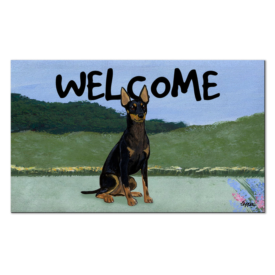 Toy Manchester Terrier Welcome Mat