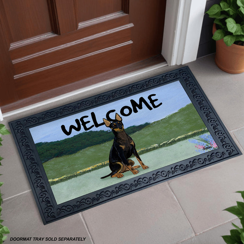 Toy Manchester Terrier Welcome Mat