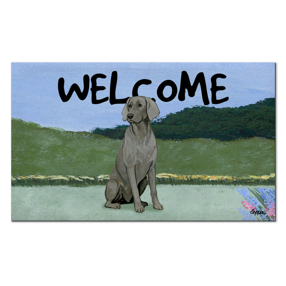 Weimaraner Welcome Mat