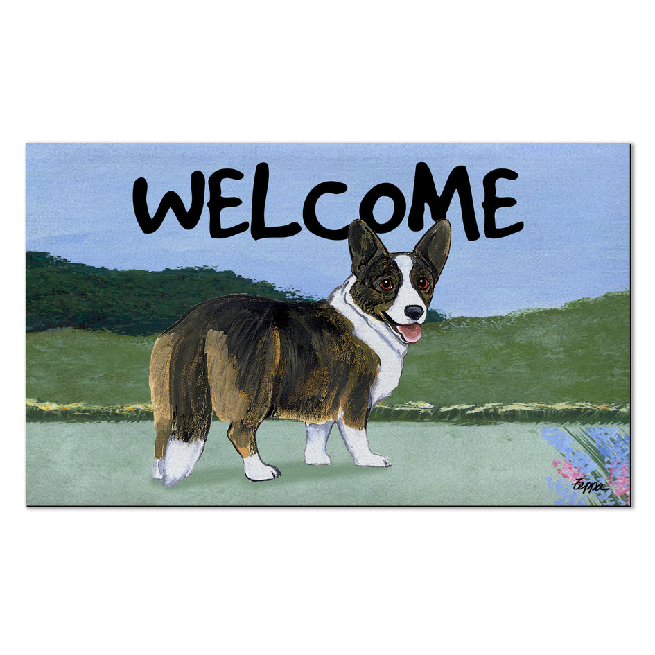 Cardigan Welsh Corgi Welcome Mat