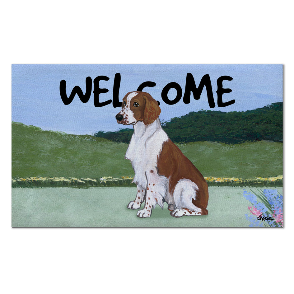 Welsh Springer Spaniel Welcome Mat