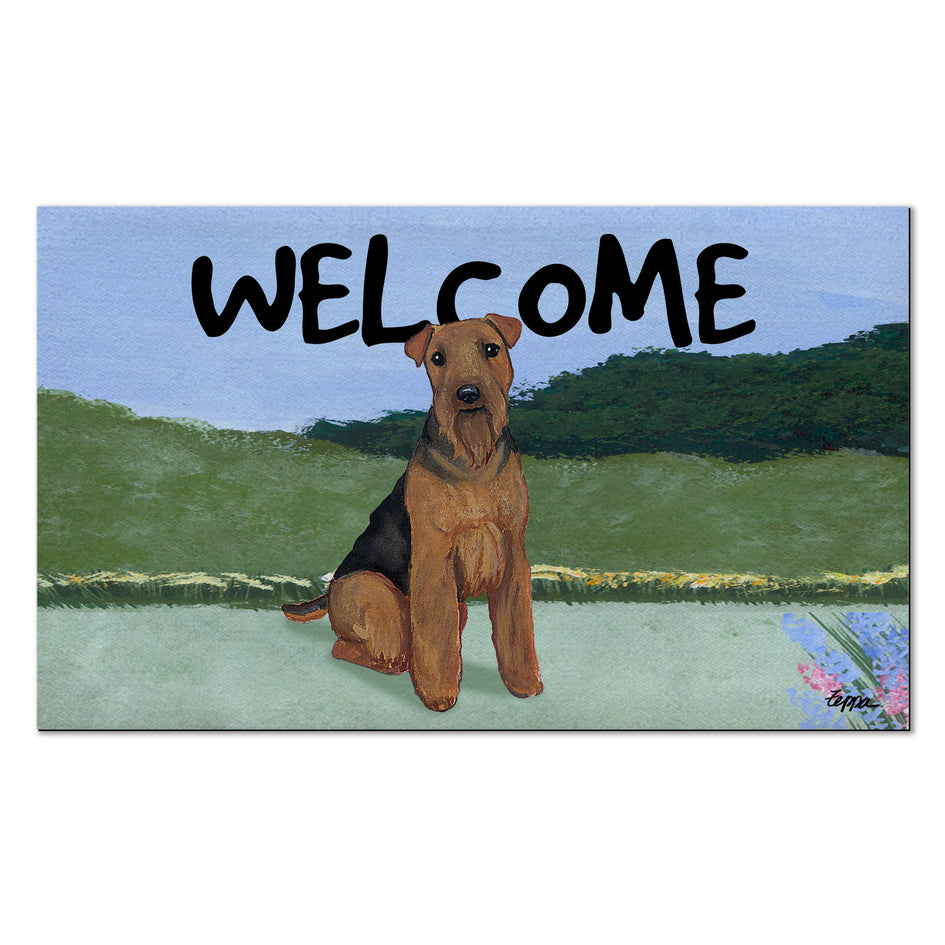 Welsh Terrier Welcome Mat