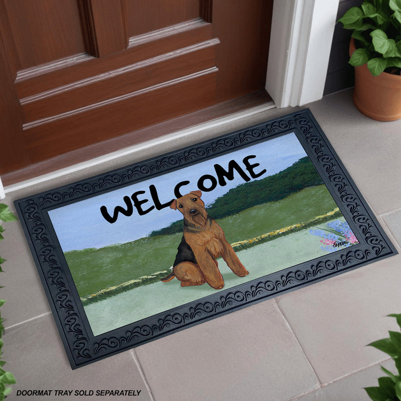 Welsh Terrier Welcome Mat