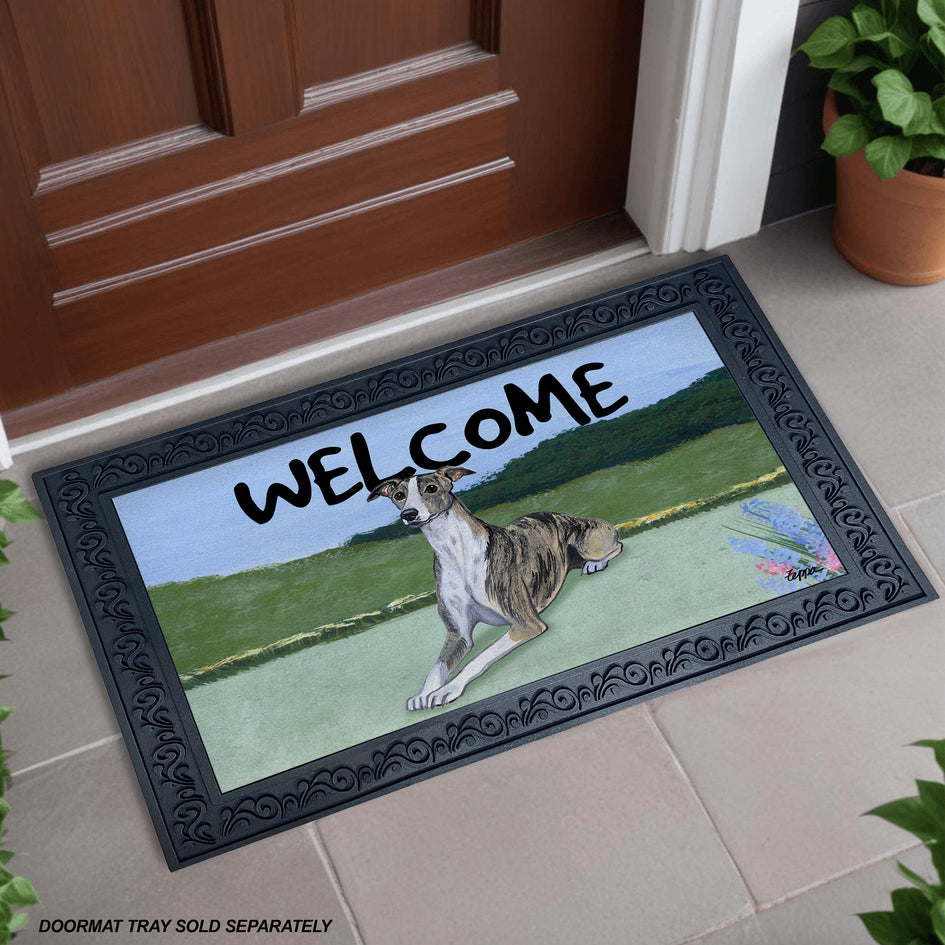 Whippet Welcome Mat