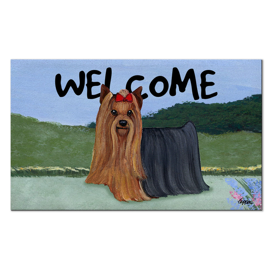 Yorkshire Terrier Welcome Mat