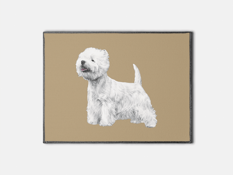 West Highland White Terrier Doormat