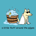 A Little Fluff Around the Edges  - Ladies T-Shirt V-Neck