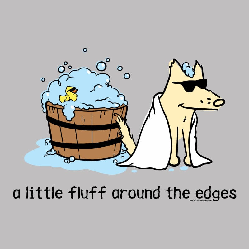 A Little Fluff Around the Edges  - Ladies T-Shirt V-Neck
