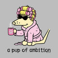 A Pup of Ambition - Ladies T-Shirt V-Neck